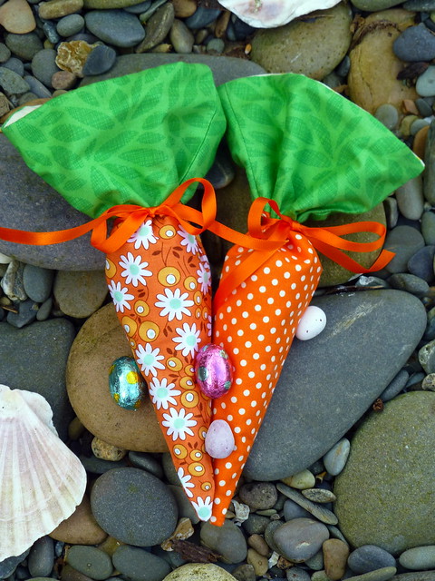 Easter Carrot Cornets tutorial