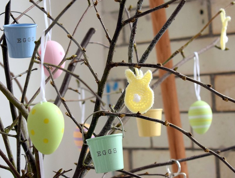 DIY Easter tree