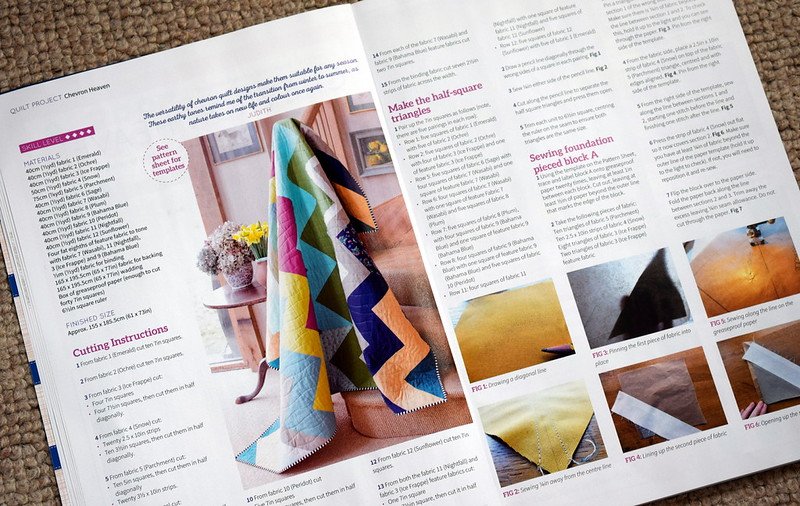 Chevron Heaven Quilt (Popular Patchwork April17)