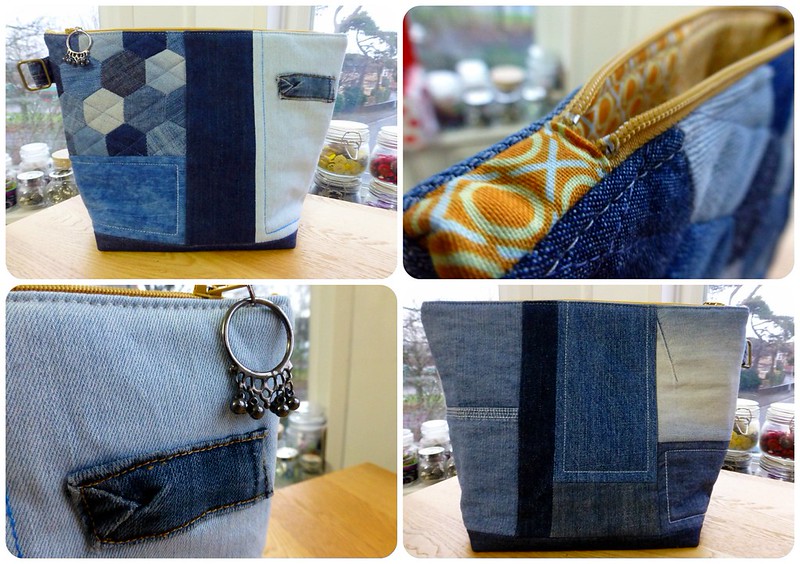 Brit Bee Secret Santa Denim Pouch