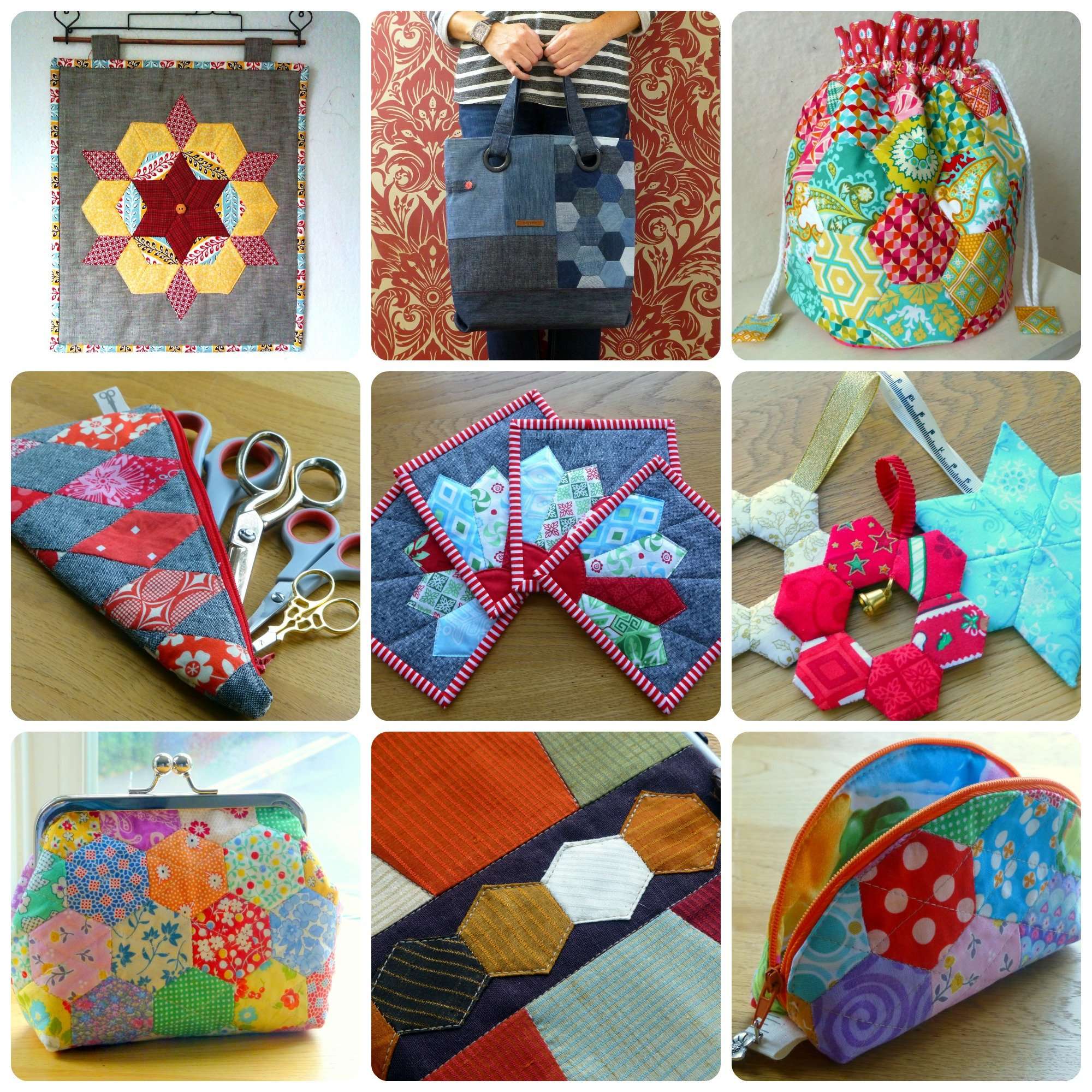 Clamshells Handbag - Just Jude Designs - Quilting, Patchwork & Sewing ...