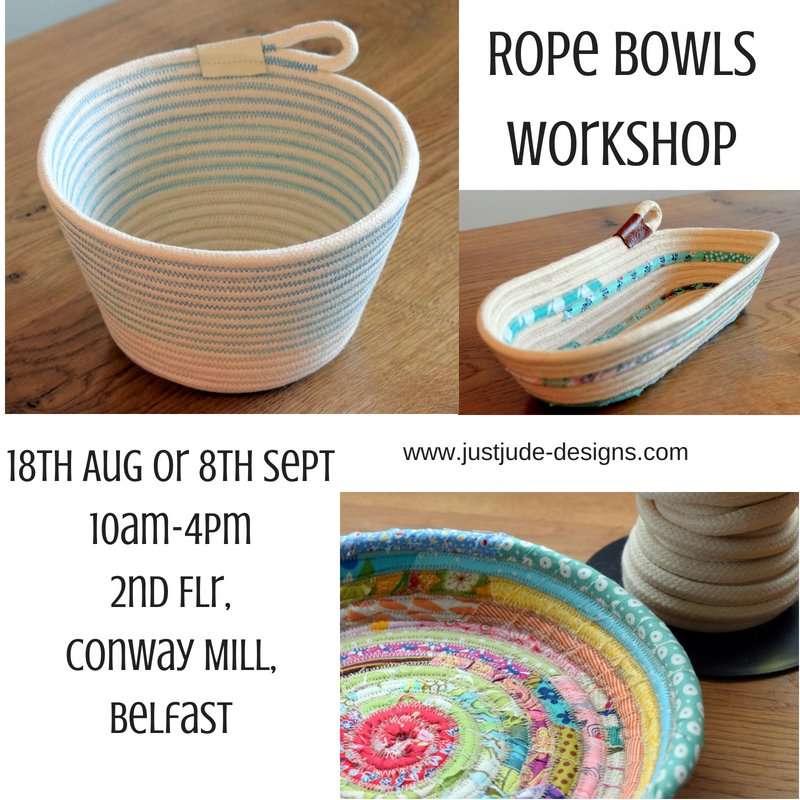 Class – Rope Bowl Sew Along – My Sewing Room