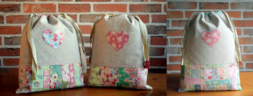 Cute Diy Drawstring Bag Tutorial & Pattern ~